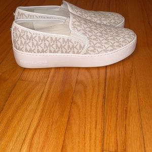 Michael Kors Vanilla PVC Teddi Slip On